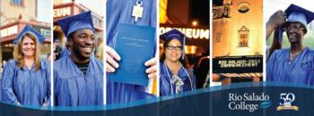 college graduates, diploma close-up, 'Rio Salado College 50'