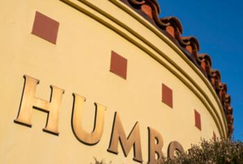 close-up of 'HUMBOLDT' sign