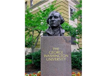 'the george washington university' statue