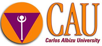 cau logo with purple and orange design