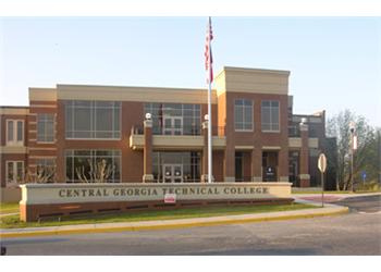 front view of 'central georgia technical college' building