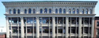 historic building with arched windows