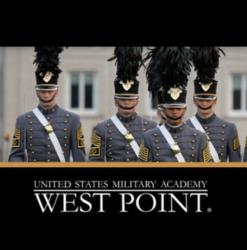 cadets in uniform with 'west point' text