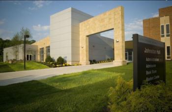 admissions office building entrance