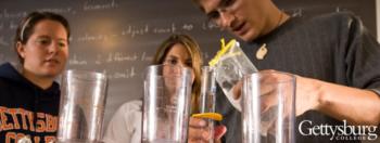 students conducting an experiment in a lab