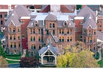 historic brick building of campus