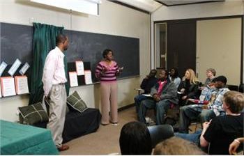 classroom interaction with students and teacher