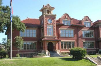 historic building with clock tower