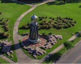 monument on college grounds