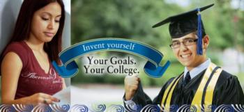 'invent yourself your goals, your college' with students