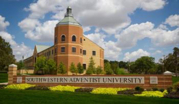 'southwestern adventist university' entrance sign