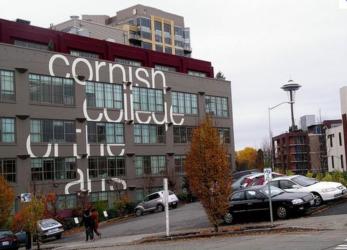 building facade with 'cornish college of the arts'