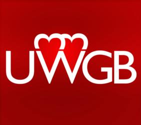 uwgb logo with red background