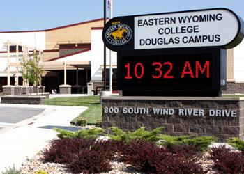 sign 'eastern wyoming college douglas campus'