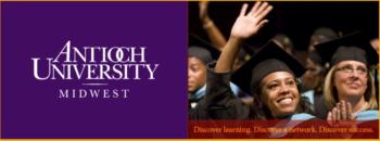 'Antioch University Midwest' visual with graduates