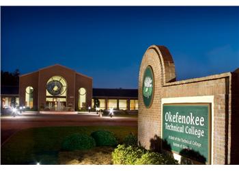 night view of technical college