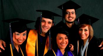 group of graduates smiling