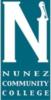 Nunez Community College's logo